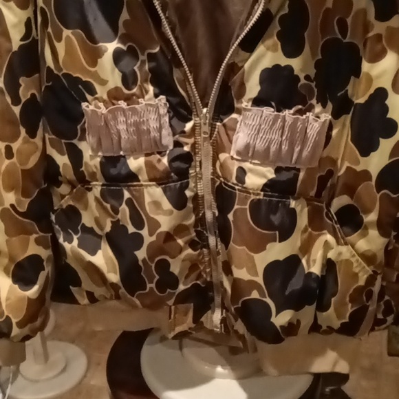 FINAL PRICE Columbia Thinsulate reversible multi-colored camo print jacket Lg - Picture 5 of 12